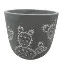 Pot Ceramic Desert cactus A577