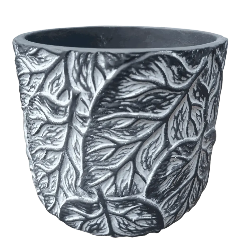 Pot Ceramic Leaf A580