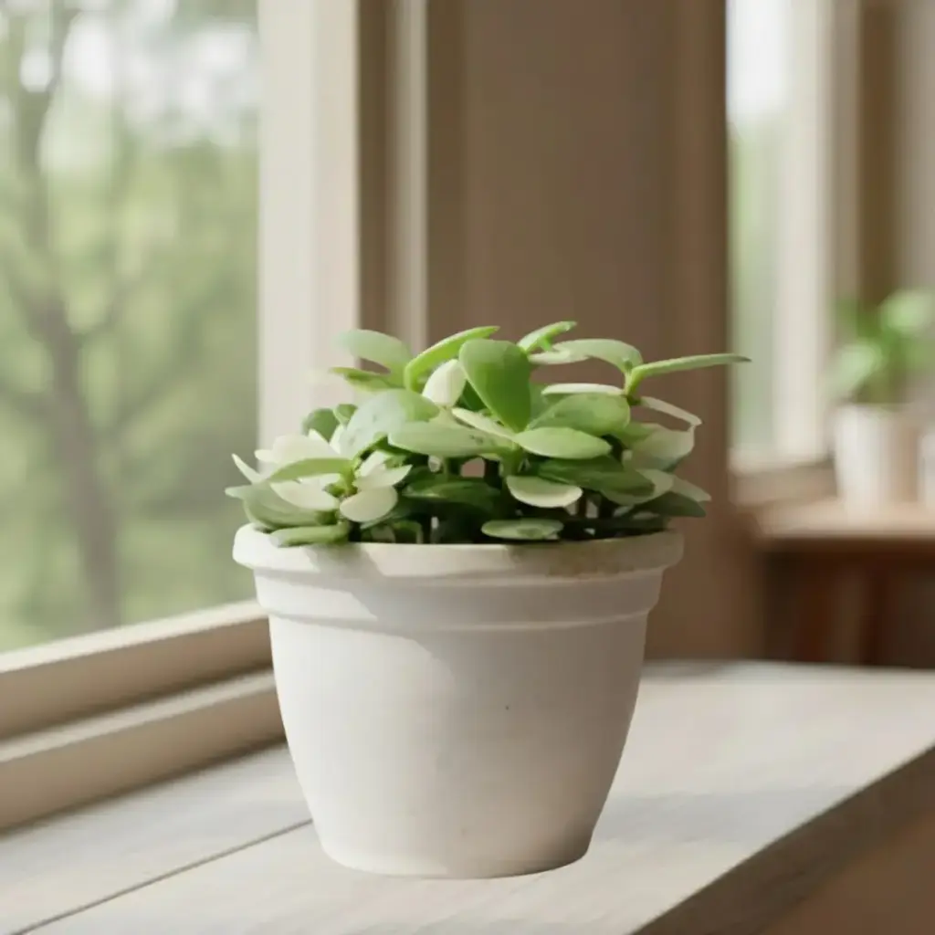 जेड प्लांट, क्रासुला ओवाटा 'वैरिगेटा'