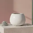 Pot Peta Mataki White